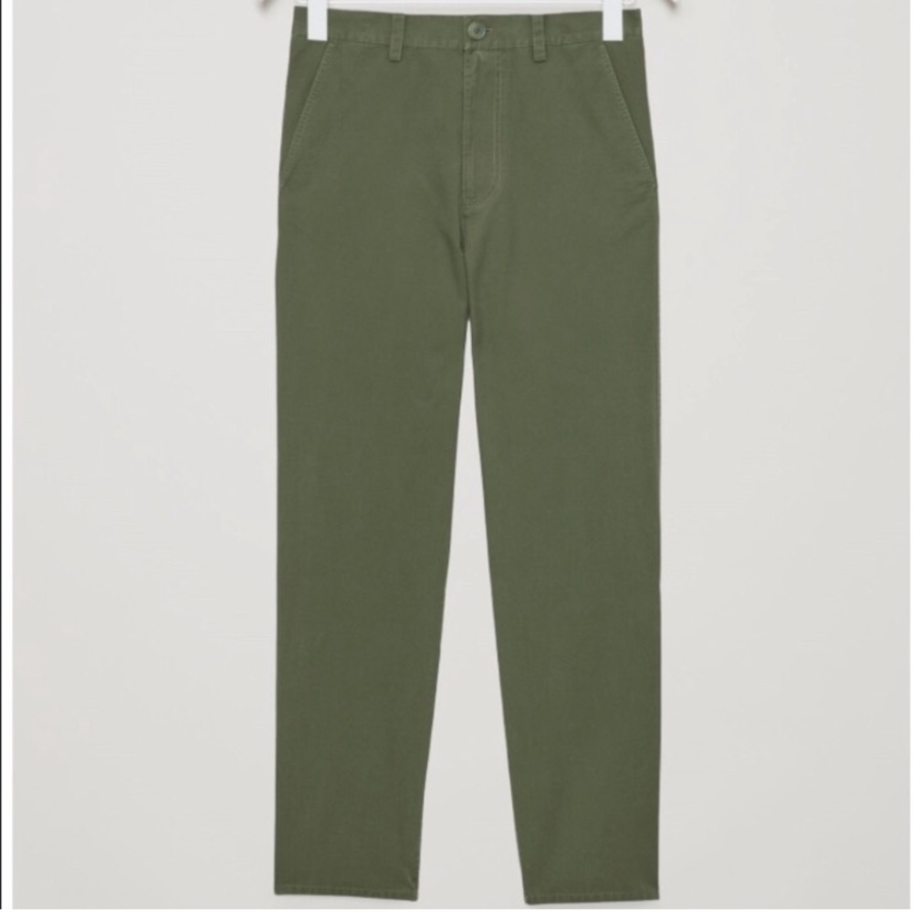 COS Pants Size 30R Tapered Trouser Chino Preppy Minimal